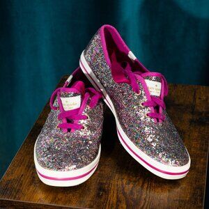 Kate Spade New York x Keds Glitter Sneakers Size 9
